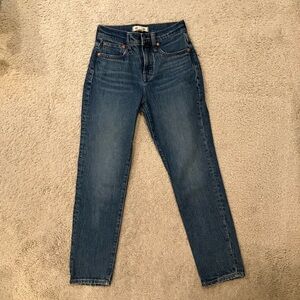Madewell perfect vintage jean, 24 petite